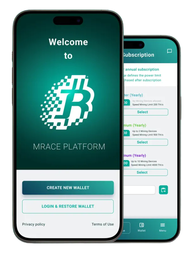 Mining Race App – Wallet erstellen und loslegen